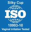 ISO 10993-10 Vaginal Irritation Tested Silky Cup